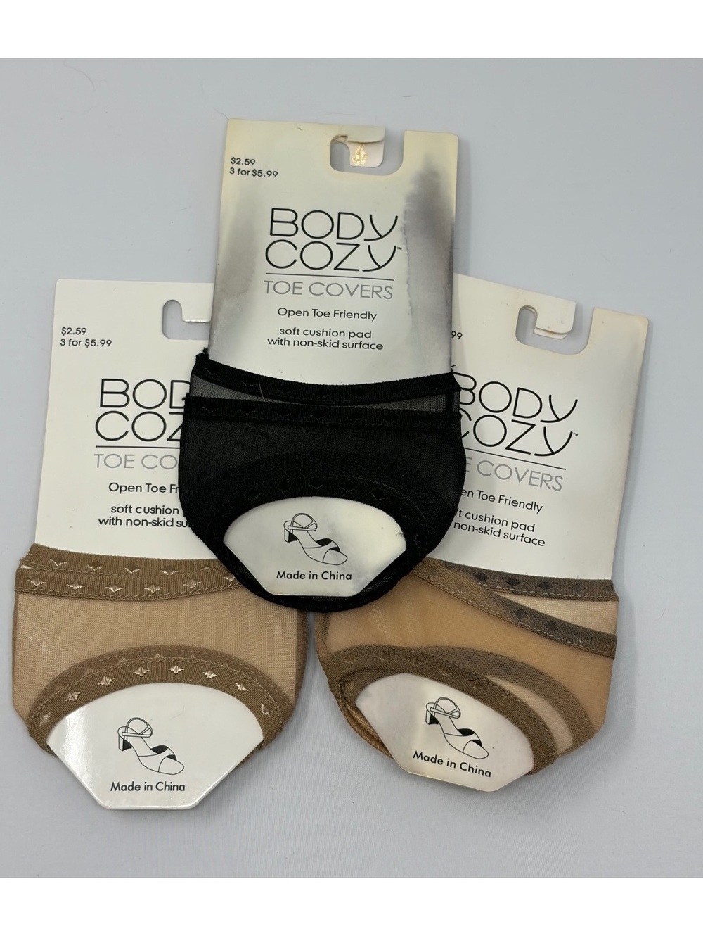 Body Cozy Toe Covers Open Toe Friendly Soft Cushion Pad Non-